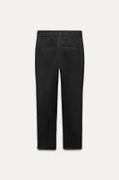 SOFT ANKLE-LENGTH PANTS