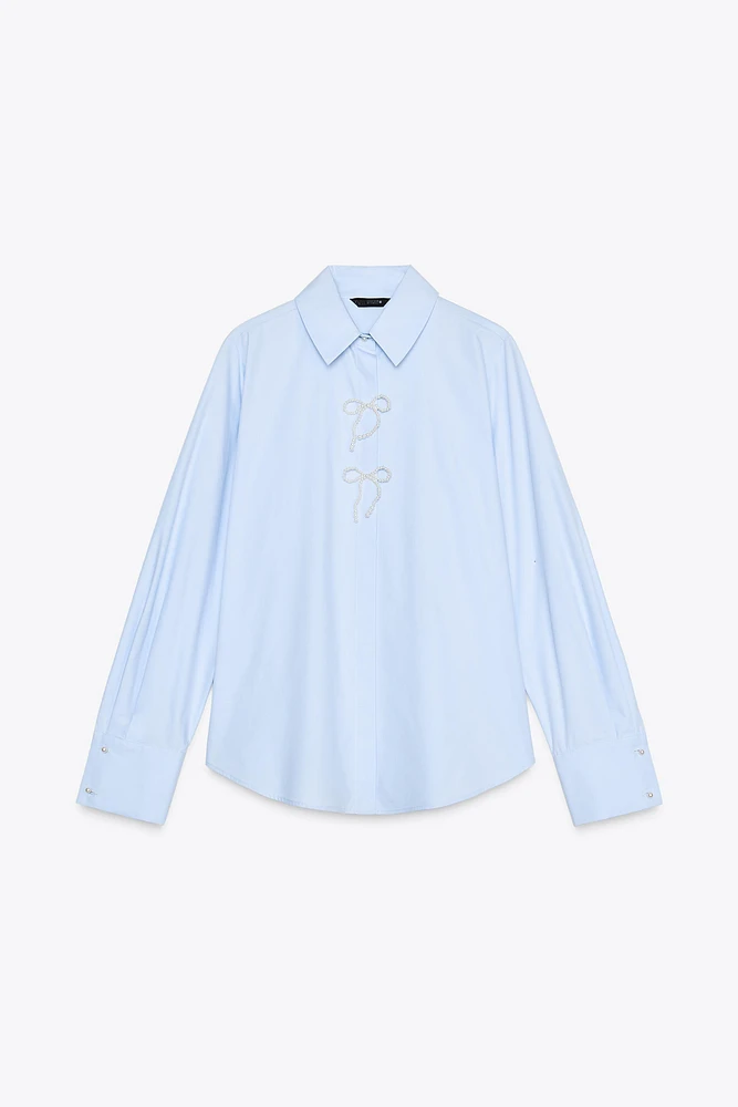 PEARL POPLIN SHIRT