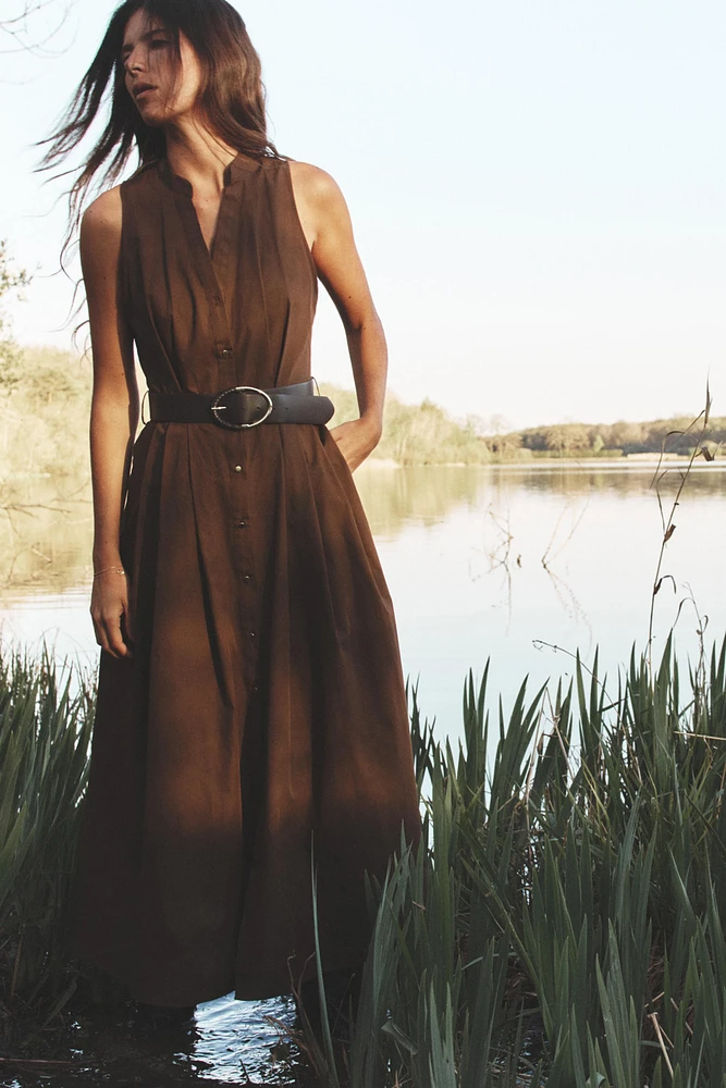 ROBE MIDI CEINTURE