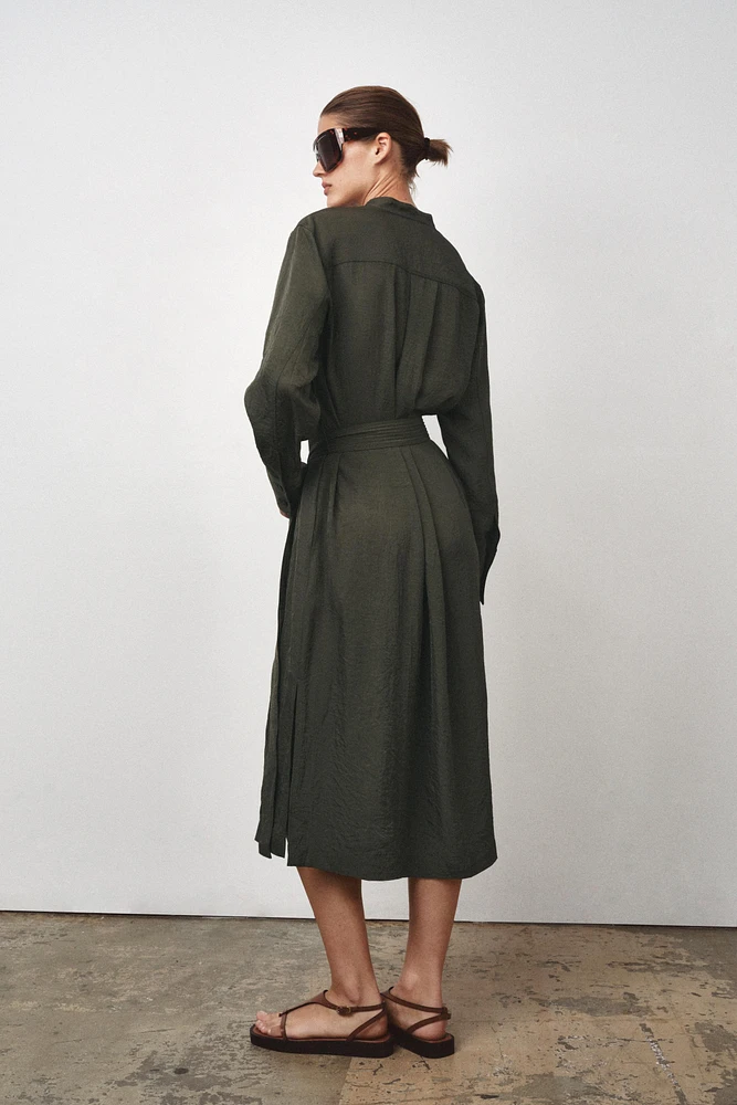 ROBE MI-LONGUE CEINTURE ZW COLLECTION