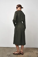 ROBE MI-LONGUE CEINTURE ZW COLLECTION