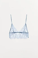 BRALETTE TRIANGLE EN DENTELLE