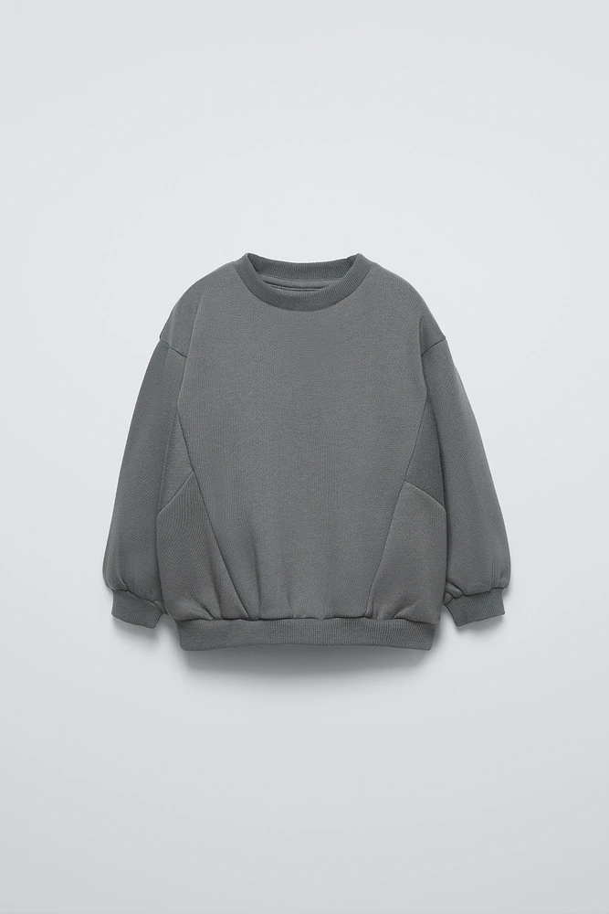 PIECED SWEATSHIRT