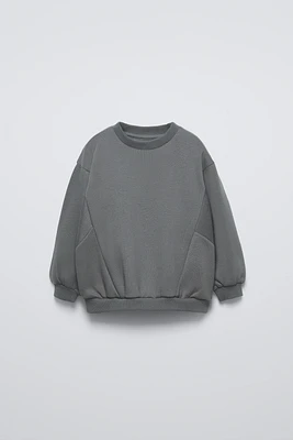 PIECED SWEATSHIRT