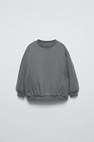 PIECED SWEATSHIRT