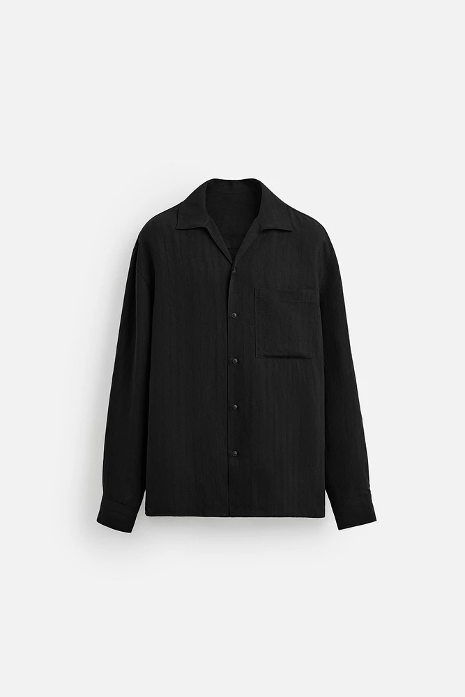 STRIPED JACQUARD SHIRT