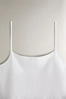 TOP JERSEY DE COTON BRETELLES