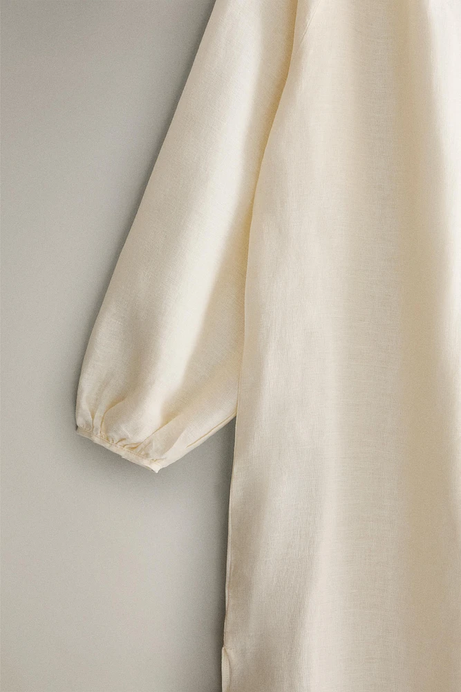 LINEN NIGHTGOWN