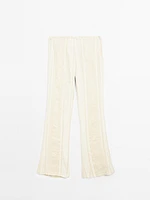 Pantalon flare en lin mélangé - Limited Edition