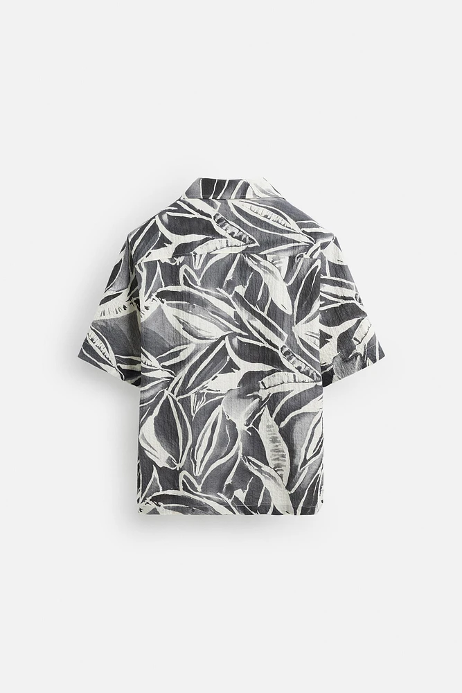 CHEMISE EN SEERSUCKER IMPRIMÉ