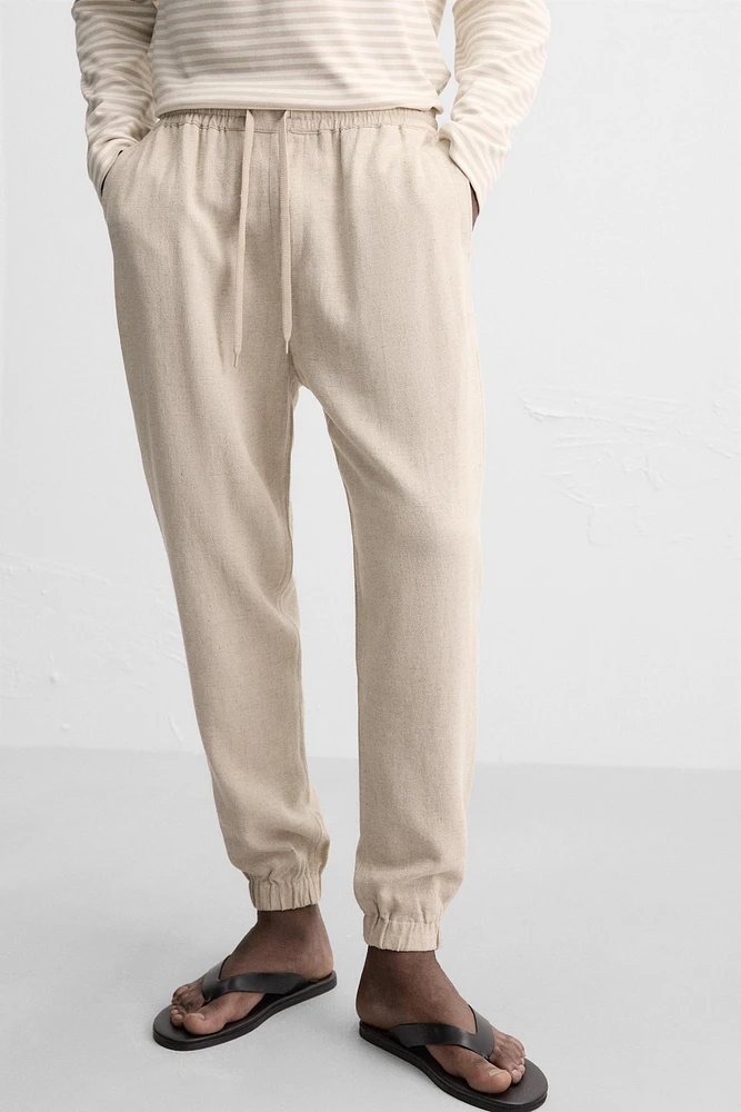 PANTALON REGULAR FIT VISCOSE - LIN