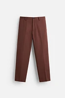 TWILL STRUCTURED PANTS