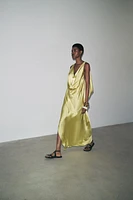 ROBE FLUIDE SATINÉE ZW COLLECTION