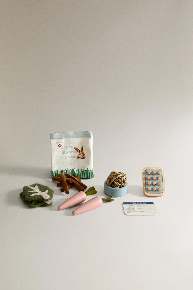ENSEMBLE JOUETS ENFANT REPAS LAPIN