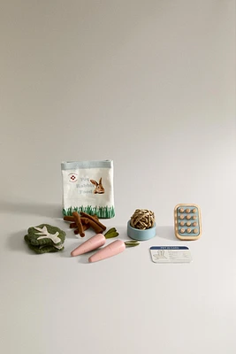 ENSEMBLE JOUETS ENFANT REPAS LAPIN