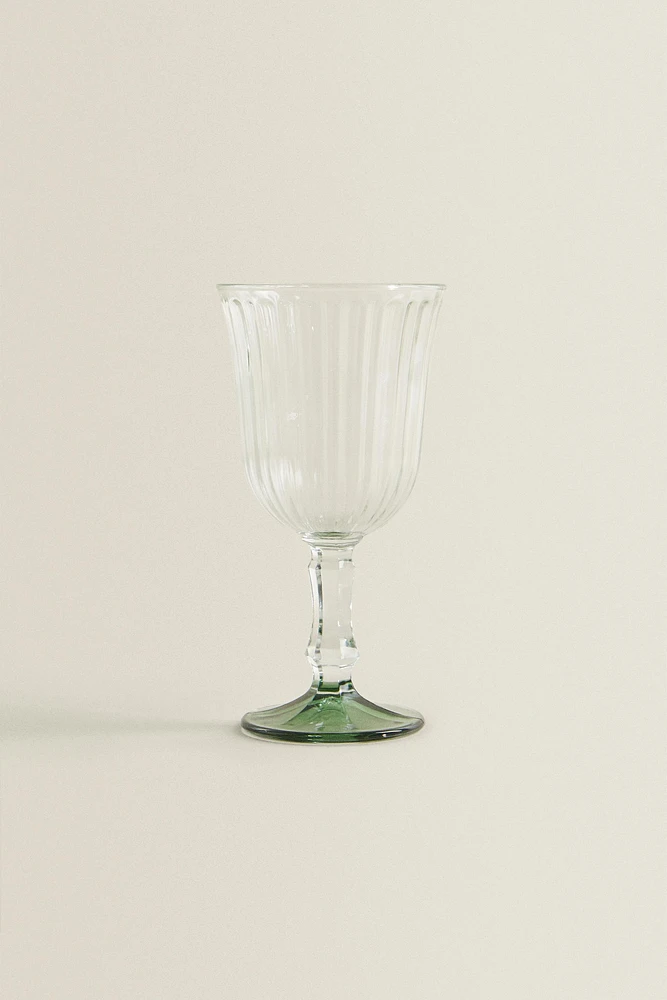 VERRE À VIN RECYCLABLE RELIEF