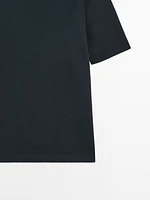 100% cotton short sleeve knit sweater