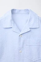 SEERSUCKER STRIPE SHIRT