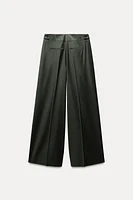 ZW COLLECTION PLEATED WOOL BLEND PANTS