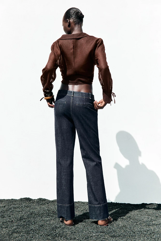 PANTALON BOOTCUT NERVURE