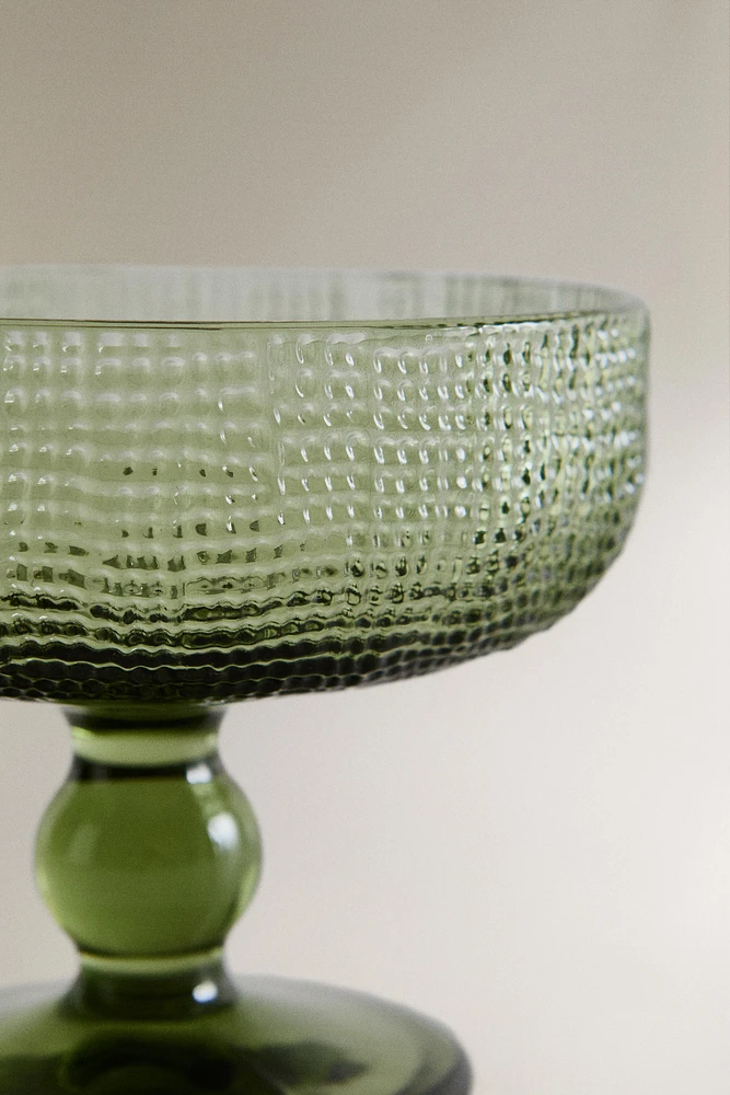 COUPE À GLACE VERRE RELIEF
