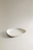 MINI ASSIETTE GRÈS ÉCRU