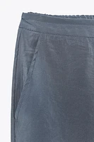 FLOWY PANTS WITH BUTTONS