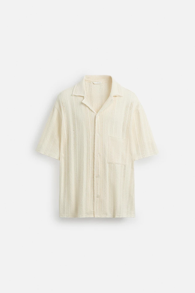 OPEN WEAVE SHIRT