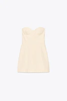 STRAPLESS MINI DRESS