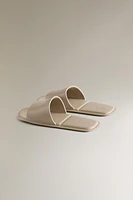 MULES PANTOUFLES À BOUT OUVERT SALLE DE BAIN