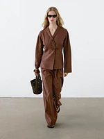 Kimono fluide 100 % lin