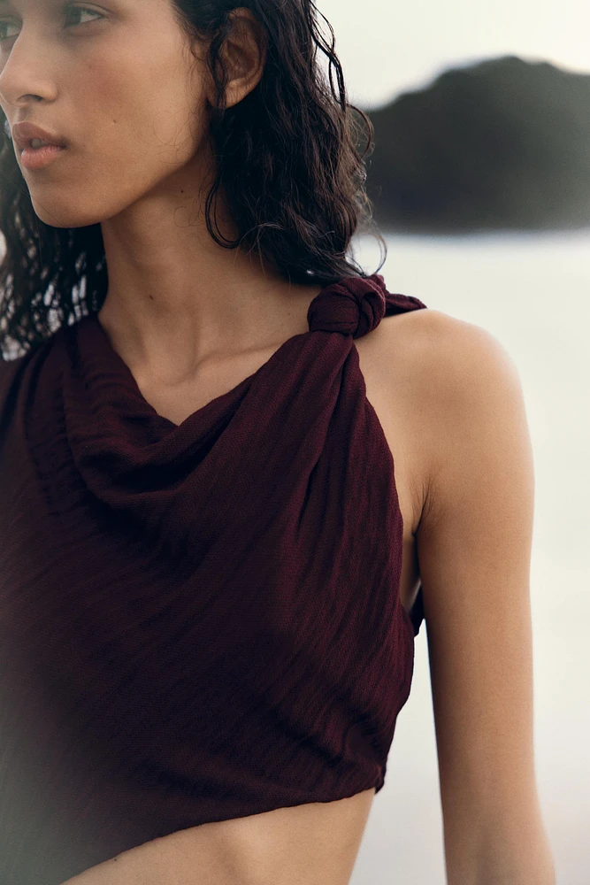 ROBE MI-LONGUE AJOURÉE