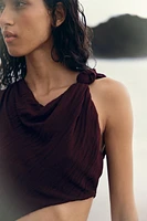 CUT OUT MIDI DRESS