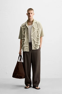 TEXTURED RELAXED FIT SHIRT