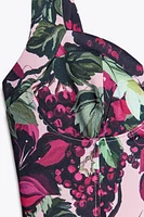 GODET FLORAL DRESS