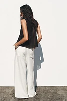 EMBROIDERED LACE BLOUSE