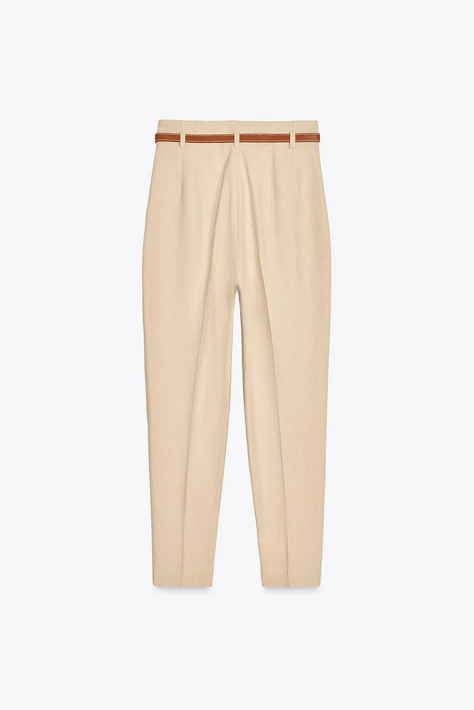 PANTALON RUSTIQUE CEINTURE
