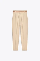 PANTALON RUSTIQUE CEINTURE