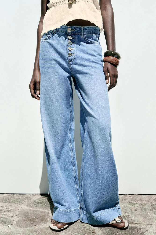 JEAN Z1975 WIDE LEG TAILLE HAUTE BOUTONS