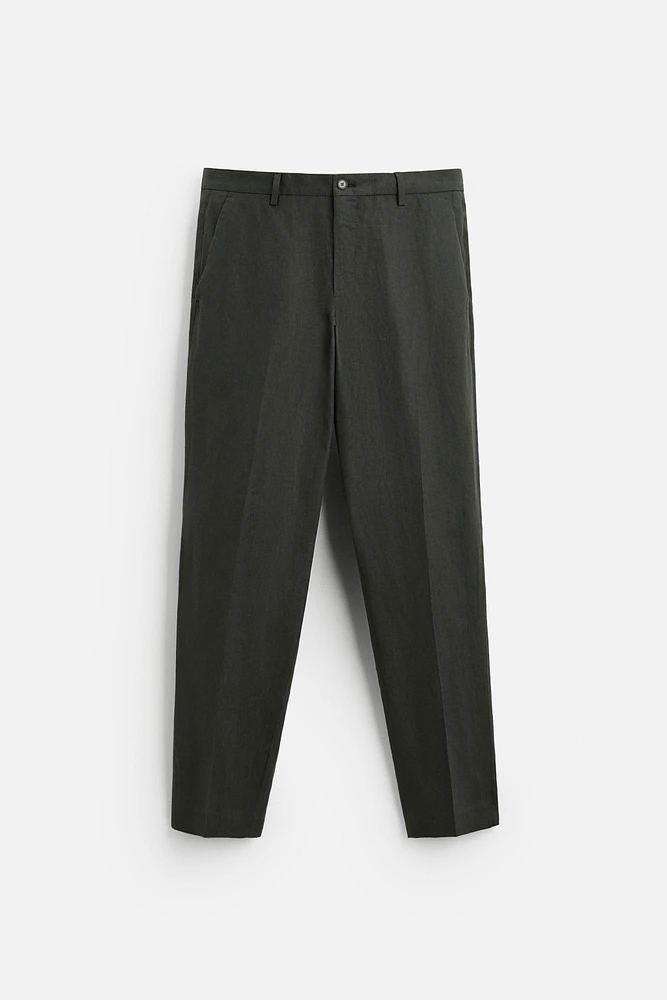 SUIT PANTS 100% LINEN