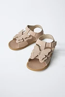 SANDALES PAPILLON EN CUIR BAREFOOT