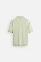 POLO EN MAILLE STRUCTURÉ