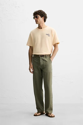 T-SHIRT IMPRIMÉ CONTRASTE