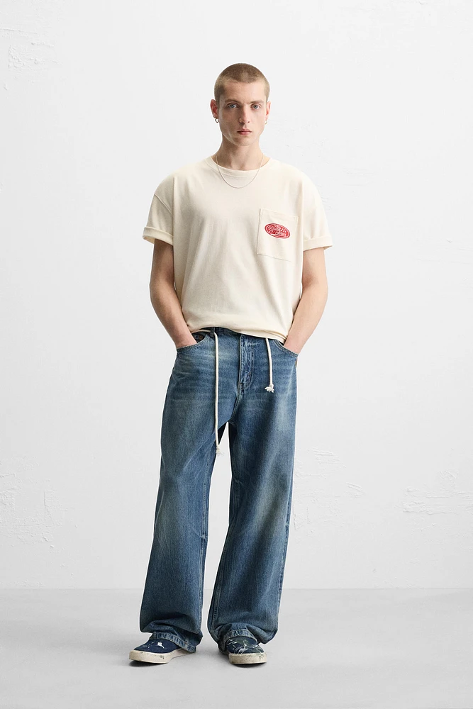 T-SHIRT À IMPRIMÉS BIMATIÈRE