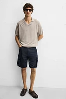 BERMUDA CARGO EN COTON - LYOCELL