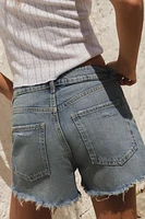 SHORTS EN JEAN TRF TAILLE HAUTE DÉCHIRURES