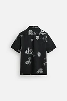 CHEMISE ÉLASTIQUE À IMPRIMÉ FLEURS