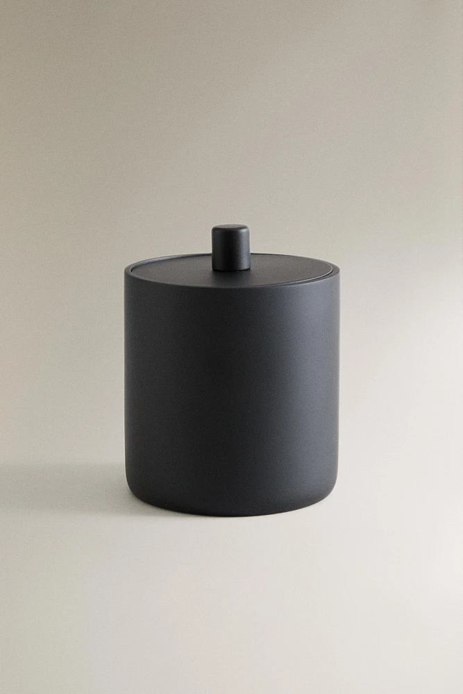 RESIN STORAGE JAR WITH LID