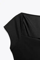 POLYAMIDE MIDI DRESS