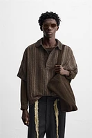 OPEN WEAVE POLO SHIRT